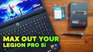 Upgrade Your Legion Pro 5i - SSD and RAM Testing