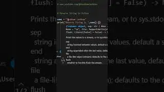 How to reverse string in Python? 