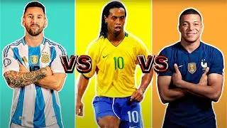 Messi Vs Ronaldinho Vs Mbappe