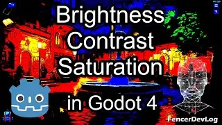 Godot 4: Brightness, contrast, saturation (shader tutorial)