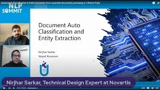 Automated Classification & Entity Extraction from essential documents pertaining to Clinical Trials