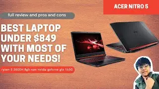 Best laptop under $849│acer nitro 5│ZayanWaseem