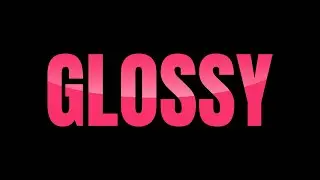 Glossy Text Effect in Photopea