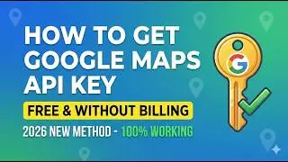 HOW TO GET GOOGLE MAPS API KEY FREE WITHOUT BILLING 2026 NEW METHOD