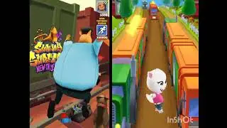 New Talking Tom Gold Run X Subway Surfers Hero