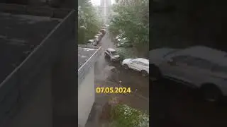 07.05.2024 В Москве холодный май и снова выпал снег.