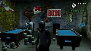 GTA San Andreas CJ Becomes Tired Of Pool Then Dies From Stress
