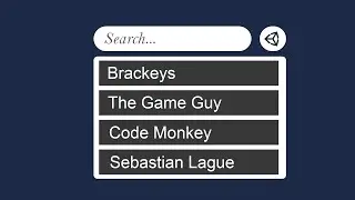 How to Make a Functional Search Bar in Unity | Search List / Array | Beginner Friendly