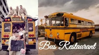 Bus Restaurant | Dinner Hopping | Dinner Hopping in munich| wedding in bus