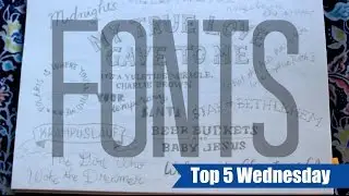 Favorite Title Fonts | top 5 wednesday