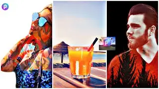 Cara Edit Foto Double Exposure Effect di PicsArt​