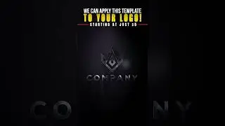 ✨3D Chrome Logo Reveal - Shiny Metallic & Cinematic Opener 
