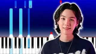 Agust D - Haegeum (Piano Tutorial)