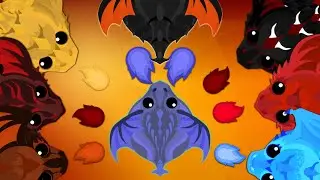 MOPE.IO KD HUNTER//I SLAYED EVERY KING DRAGN SKIN IN GAME//GODLY BATTLES AND GAMEPLAY!