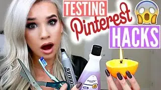 TESTING WEIRD PINTEREST HACKS! (Do they WORK?)