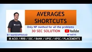 AVERAGE  CONCEPT & TRICKS 10 SEC SOLUTION FOR IB ACIO / SSC / RRB / BANK / CAT