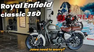 Royal Enfield Classic 350 Gun Metal Grey Review | New Alloy wheels #classic350