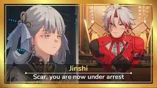 Jinshi Arrests Scar & Full Boss Fight - Cutscene | Rover Vs Scar | Wuthering Waves