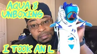 Aqua 8 Jordan Unboxing Review!! 