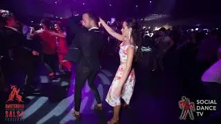 Fares Azar & Daphne Cats - Salsa social dancing | Amsterdam International Salsa Festival 2019