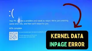 How to fix Kernel Data Inpage Error