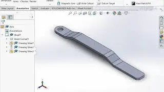 Parts Drawings  - SolidWorks 2018 Tutorial