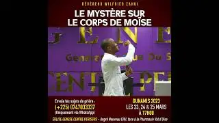 POURQUOI LE DIABLE A T-IL VOULU LE CORPS DE MOÏSE ? | RÉVÉREND WILFRIED ZAHUI