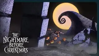Spiral Hill - Nightmare Before Christmas Music & Ambience | 4K