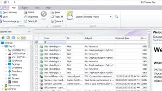 Column Sorting with PstViewer Pro Locates Emails Fast