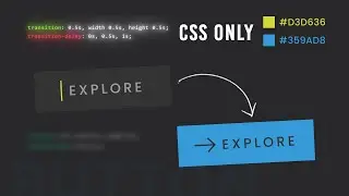 CSS Animated Explore Button Hover Effects | Html CSS Only