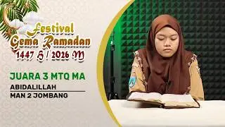 JUARA 3 MTQ MA - ABIDALILLAH - MAN 2 JOMBANG