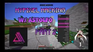 Hacking on hypixel with Astolfo Client! part 2