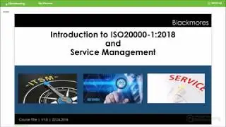 ISO 20000-1 Service Management webinar