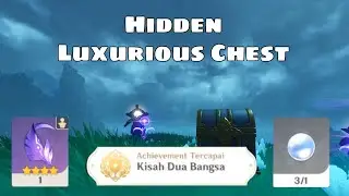 Hidden Luxurious Chest and Achievement  Tsurumi Island Genshin Impact