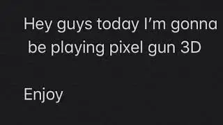 Pixel gun 3D gameplay