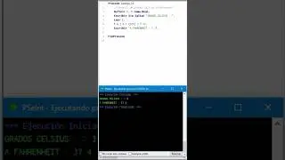 ✅ PSeInt : HACER UN ALGORITMO PARA CONVERTIR DE GRADOS CELSIUS A GRADOS FAHRENHEIT EN PSEINT.