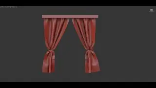 modeling curtain with cloth modifier in 3ds max