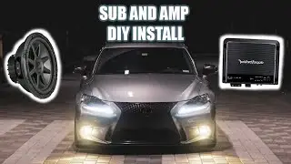 Lexus 3IS Audio Upgrade | Sub and Amp Install