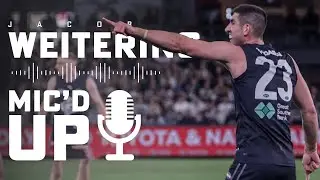 Jacob Weitering Mic'd Up against the Giants | Fox Footy Exclusives