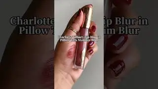 @CharlotteTilbury Pillow talk medium blur is my everyday shade love it ❤️#lipswatch #youtubeshort