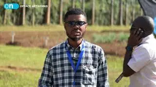 Blaise Amani comments on the Fuzion FTP-300 at the Summit of Community Network in Siaya