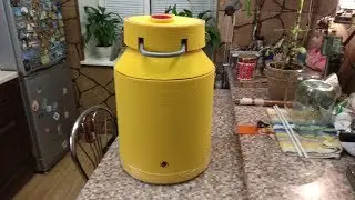 Distillation cube. Insulating the distillation cube.