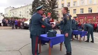 Присяга Академии МЧС в Железногорске
