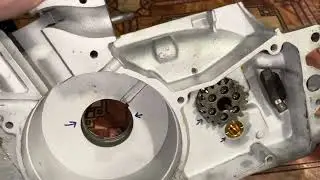 Jawa 350/354 engine, test run on January 27, 2024, after repair (Moscow)