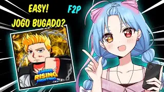 LEGALZIN, MAS BUGADIN! FICOU MAIS FÁCIL ANIME RISING FIGHTING Roblox  - Mãe Player