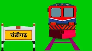 Train Green Screen Video : No-copyright free Video