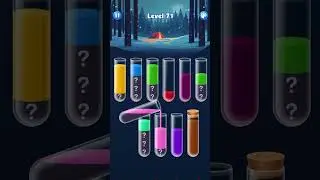 Water Sort & Help The Girl Level 71 #CorianderGaming
