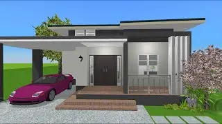 HOME DESIGN 3D GOLD PLUS || Modern Family House || 3 Bedroom Design Speed Build