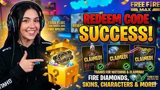 For Redeem Codes: [ In dispriction box ]🎁 FREE FIRE MAX REDEEM CODE TODAY! | 