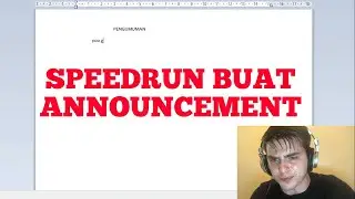 Speedrun bikin PENGUMUMAN AGENSI VTUBER